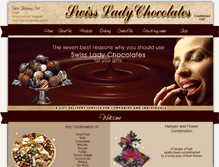 Tablet Screenshot of chocolategifts.co.za